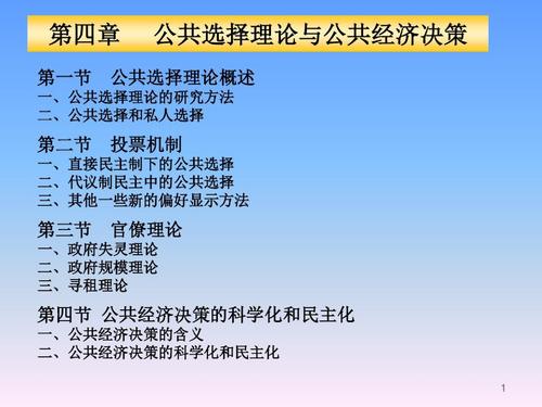 公共选择理论如何用方法解释集体决策?-图3 公共选择理论如何用方法解释集体决策?-图3